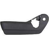 Front Driver Side Seat Outboard Shield Trim Panel Cover Black | for Chrysler Town &amp; Country 2013-16, Dodge Grand Caravan 2013-20, Ram CV 2013-15 Manual Seat