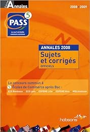 Concours PASS, annales du concours 2008