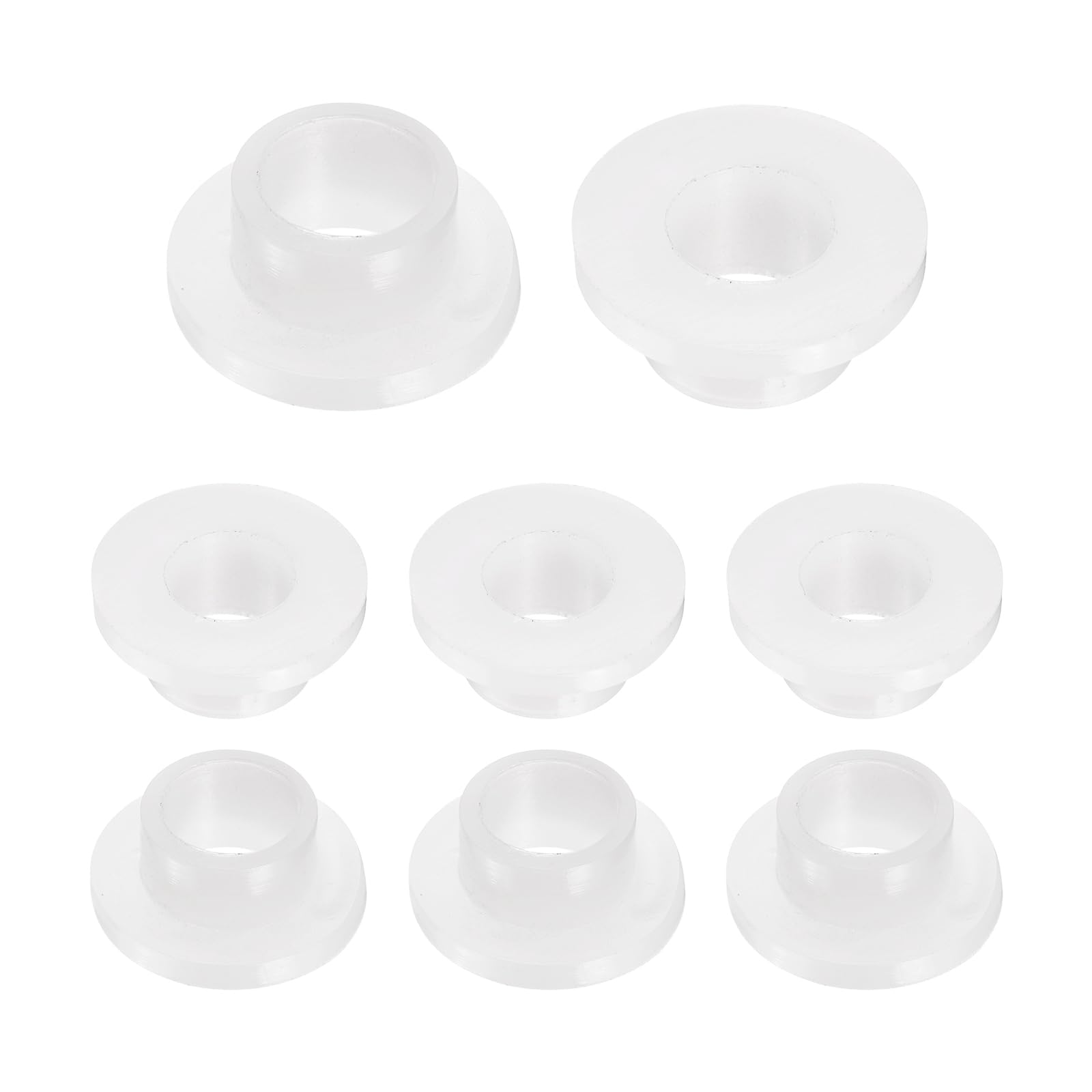 uxcell 8pcs Flanged Sleeve Bearings Plastic