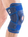 NEO G Stabilized Hinged Open Knee Support - Medical Grade Quality with side hinges HELPS injured, arthritic knees, strains, sprains, pain, instability, ACL, Meniscus Tear  ONE SIZE Unisex Support