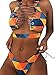 SFHFY One Shoulder Swimsuits for Women Ruffle Swimsuits Striped One Piece Swimsuit Monokinis Bathing Suits