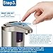 Costech Automatic Soap Dispenser, Auto Sensor Touchless Soap Dispenser with Brushed Stainless-Steel, Fingerprint Resistant Coating, and Waterproof Base Perfect for use in Bathrooms (2 Pack)