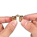 Zerodis 4pcs/Pack Brass Hidden Concealed Hinge Invisible Barrel Hinge for DIY Jewelry Box Hand Craft Gold(10mm)