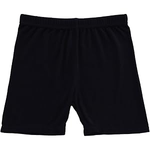 Girls Biker Shorts Elastic High Waist Yoga Dance Athletic Shorts Summer Cheer Gymnastics Volleyball Breathable Slim