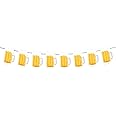 Beer Birthday Banner Beer Mug Pennant Banner for Beer Party and Birthday Wedding Party Supplies