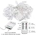 GreenClick 40 LED Photo Clips String Lights, Photo Clips Holder 7.2 Feet, Warm White, Battery Powered, 8 Modes Remote Bedroom Christmas Decoration for Hanging Photos Pictures Cards etc.