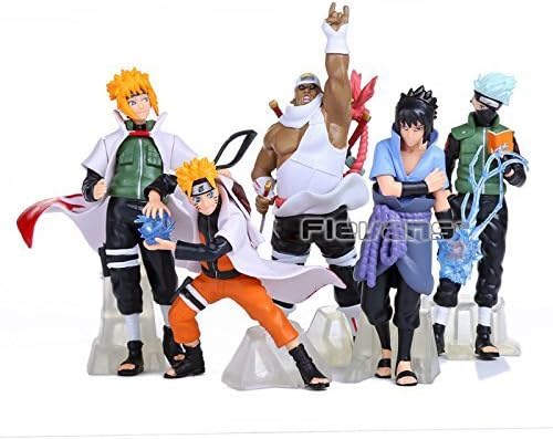 Hotsell 5pcs/set 10cm japanese anime figures naruto kunai Shippuden Sasuke Uzumaki Kakashi Dolls Action Figure Toy by Shiv