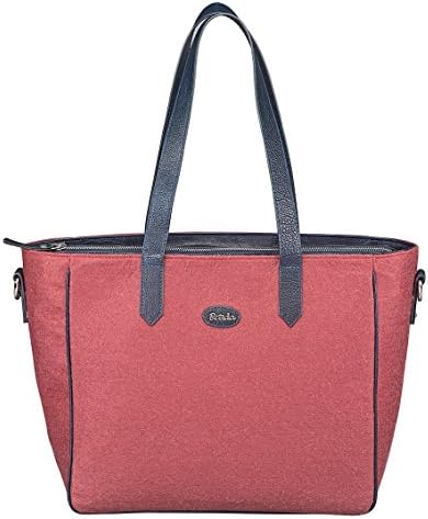 Fairylight Nursery Bag Red&amp;Brown - 80% Felt, 20% Premium Leather