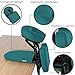 EARTHLITE Massage Kit Travelmate - Ultra-Portable Face Down Tabletop Massage System perfect for Vitrectomy Recovery & On-The-Go Massage, Teal