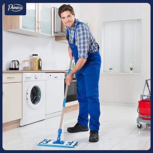 Microfiber Mop Kit - Professional Mops for Floor Cleaning - Easy Microfiber Mopping for Laminate, Hardwood, Tile, Bamboo and Stone Floors - Mop Pads Included - Telescopic Handle