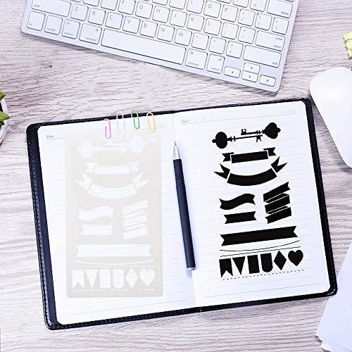 3 Stencils+Journal+Notebook+Scrapbook+Template