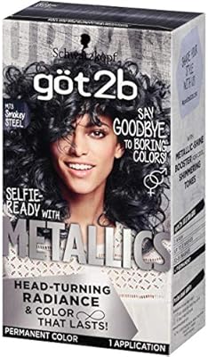 Amazon Com Got2b Metallic Permanent Hair Color M73 Smoky Steel