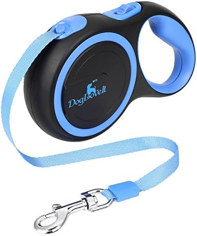 Retractable Dog Leash, Dogloveit 10Ft Flexi Retractable Dog Leash for Small Medium Dogs Under 35 lbs