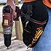 Drill Holster by Bastex - Heavy Duty Belt Worn Right Handed Holder, Fits Most T Handle Drills - Black and Orange