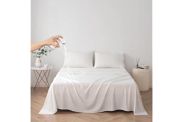 Waterproof Bed Cover for Dog and Cats,Pet Hair Resistant Bed Sheet Cover, Protective Bed Liner Cover with 100% Waterproof Bre