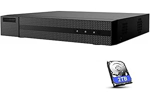 ERI-K108-P8 H.265 8 Channel PoE 4K 8MP Network Video Recorder NVR, Plug & Play, 2TB Storage Pre-Installed, Original US Englis
