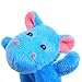 Dolland 10pcs Different Cartoon Animal Finger Puppets Soft Velvet Dolls Props Educational Toys