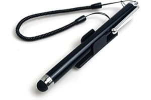 Stylus Pen for Touch Screen with Pen Holder, Bike Motorcycle Stylus Pen with Anti-Drop Spring Strap, High Precision and Sensi