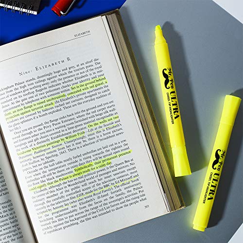 Mr. Pen Yellow Highlighters, Tank Style Highlighter, Pack of 20