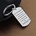 QIIER Christian Keychain Be Strong and Courageous Joshua 1:9 Bible Verse Dog Tag Pendant Keychain Religious Jewelry Inspirational Gifts(Joshua 1:9 Dog Tag)