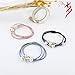 Ruihfas 10Pcs/Lot Korean Hair Tie Bracelets for Women No Damage Scrunchies Elastic Hair Bands Ropes Elastics Boho Hairband for Ponytail Holders