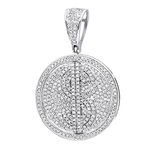 Mens 10k gold genuine diamond real 10k gold dollar sign…