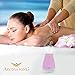 Essential Oil Diffuser, Aroma King Portable Ultrasonic Aromatherapy Cool Mist Aroma Humidifier with 7 LED Changing light colors, Auto Waterless Shut Off and Adjustable Mist