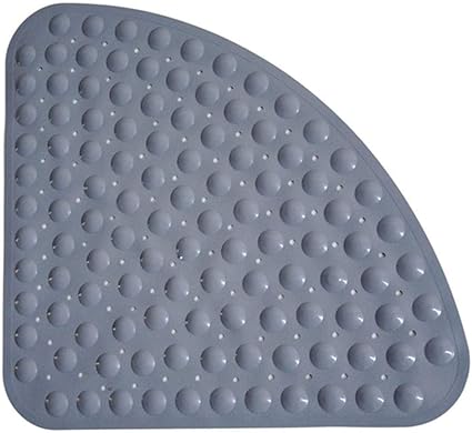 Sxfyhxy Tapis De Douche Et De Bain D Angle En Caoutchouc Antiderapant Quadrant Antibacterien Ventouse Pour Baignoire De Douche Plastique Gris 70 X 70 Cm Amazon Fr Cuisine Maison