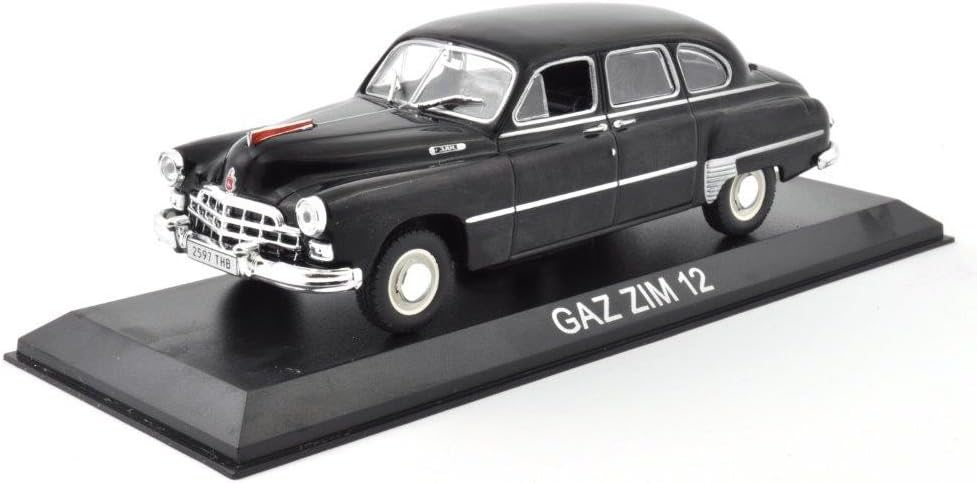 DieCast Metall Modellauto 1:43 Russischer GAZ ZIM 12 Limousine schwarz