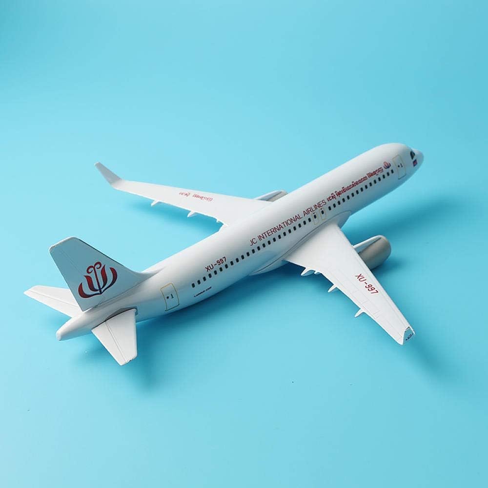 ZLYZ 20cm JC International Airline XU-977 Airbus Airplane Model Cambodia Boeing 737 Alloy Aviation Model Aircraft Model