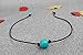 Suyi Women Choker Genuine Leather Turquoise Pearl Choker Necklace with Turquoise 16