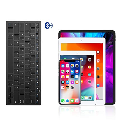 OMOTON UltraSlim Bluetooth Keyboard Compatible with iPad 10.2(9th/ 8th
