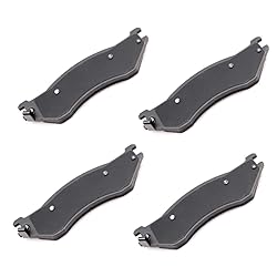 cciyu D702 Rear Semi-Metallic Disc Brake Pads Kit
