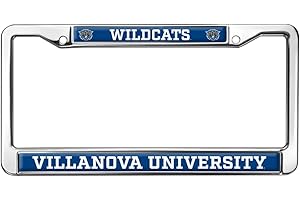 GRAPHICS & MORE Villanova University Wildcats Logo Full Size Standard License Plate Metal Frame