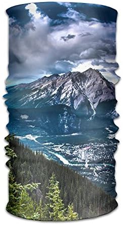 Aerial Picture Of Mountains Unisex Fashion Quick-drying Microfiber Headdress Outdoor Magic Scarf Neck Neck Scarf Hooded Scarf Super Soft Handle