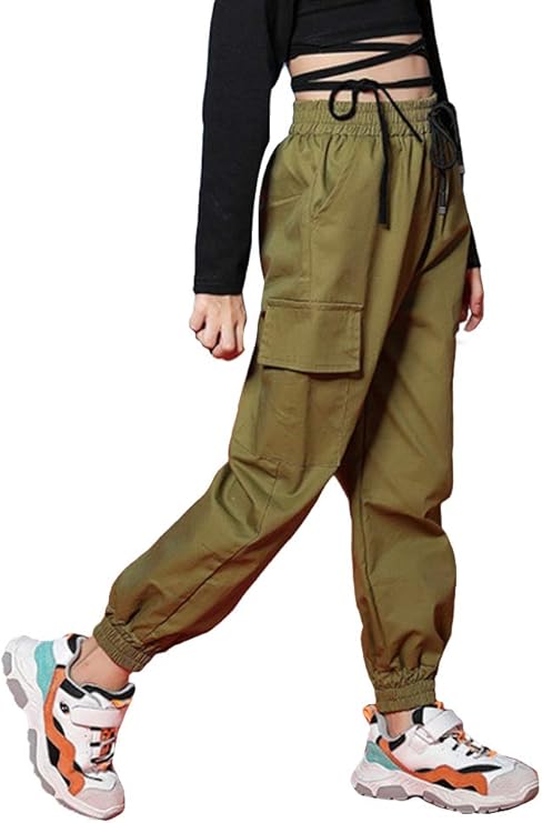 black and green cargo pants
