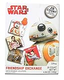 Star Wars Valentines Day Cards for Kids with Lollipops Friendship Exchange Kit, 28 Count