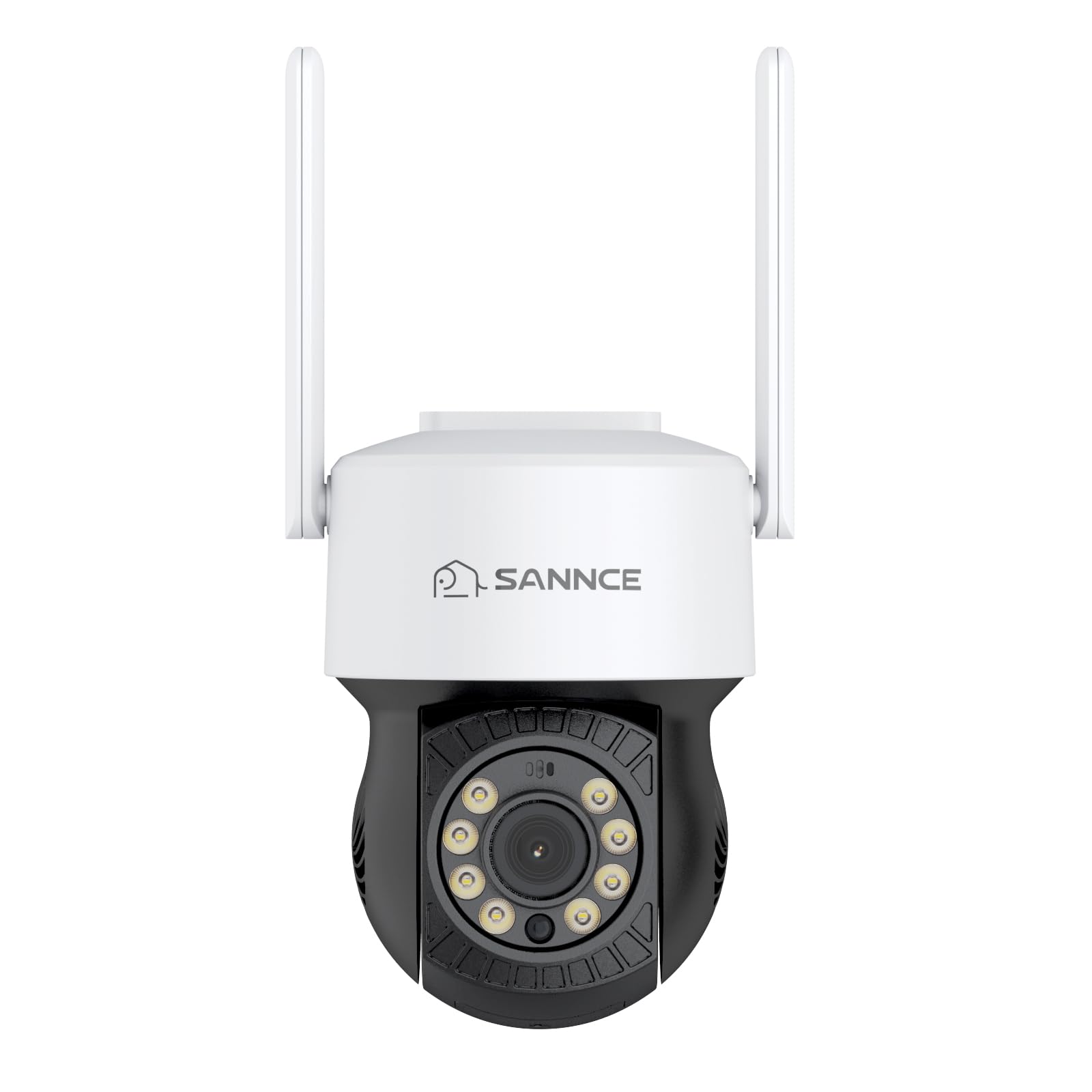 SANNCE PT 8x Digital Zoom 5MP Wireless Security Camera, Pan 350° Tilt 90° Outdoor IP Cam, 2-way Audio, Auto Tracking, Works with Alexa, Human Detection