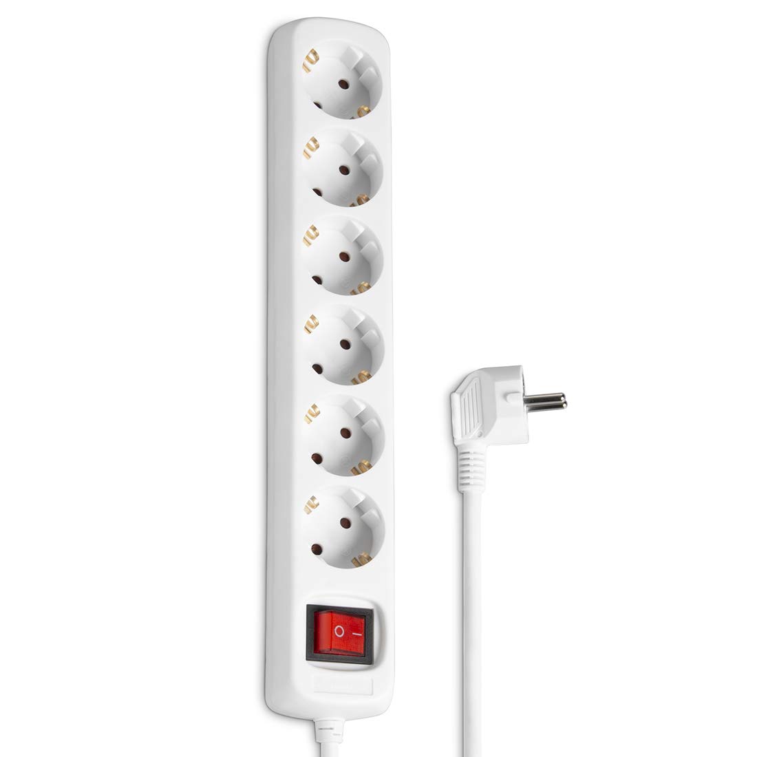 Hama 00108833 Surge Protector - Surge Protectors (White, Plastic)