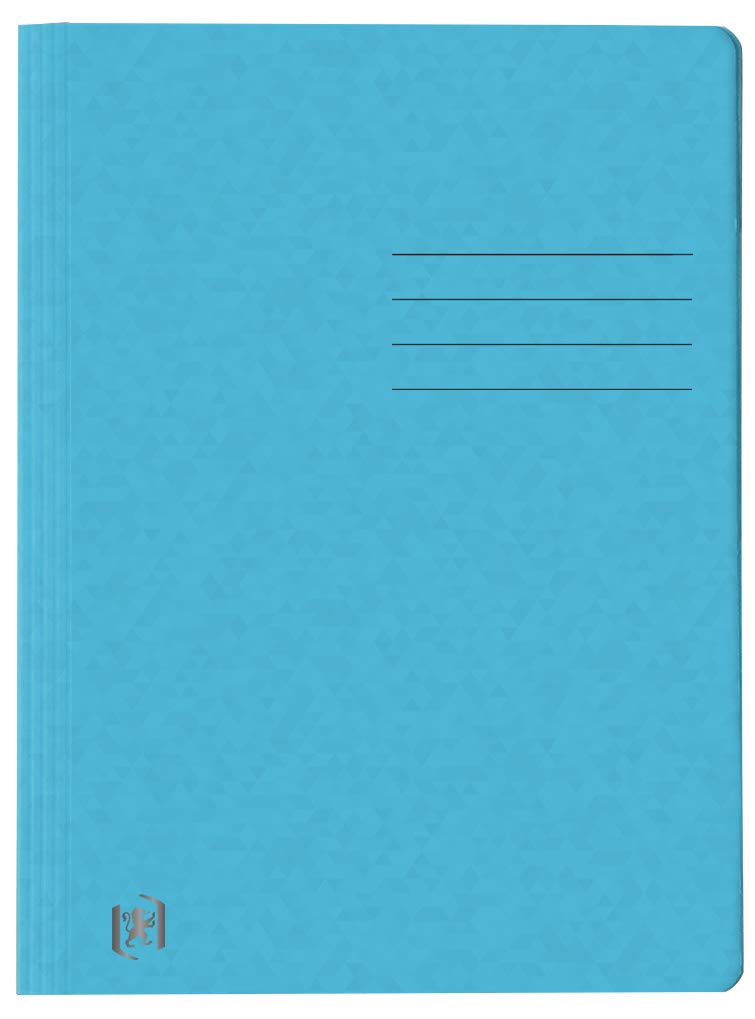 Oxford 25 x A4 Card File Folders - Light Blue