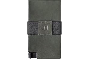 Ekster Senate Cardholder Wallet for Men | Slim Wallets for Men w/ RFID Blocking Layer | Minimalist Wallet for Men w/ Push Button for Quick Card Access | Card Wallet & Mens Wallet Slim (Juniper Green)