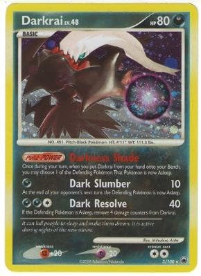 Pokemon Majestic Dawn Darkrai LV.48 Holofoil Card