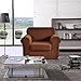 CHUN YI Stretch Armchair Sofa Slipcover Sofa Cover, 1 Seater Chair Slipcover Soft Washable Furniture Covers with Elastic Bottom, Small, Coffee