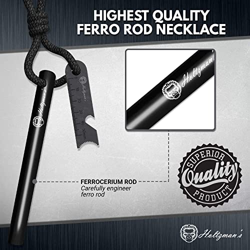 Holtzman's Ferro Rod Fire Starter Heavy Duty 6Inch x 1/2