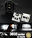 JDM ASTAR Bright White 3030 Chipsets PSX24W 2504 LED Fog Light Bulbs