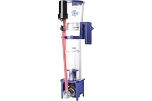 IOAOI Nano Protein Skimmer for Saltwater Aquariums, DC Pinwheel Pump for 30 Gals Fish Tank, Hang On Back, Not for Rimmed Tank