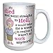 Hilarious Aunty Acid Straight to Hell Large Coffee Mug, 15-Ounce Cup - Funny, Unique, Sarcastic Gag Gifts for Office Coworkers - Tree-Free Greetings