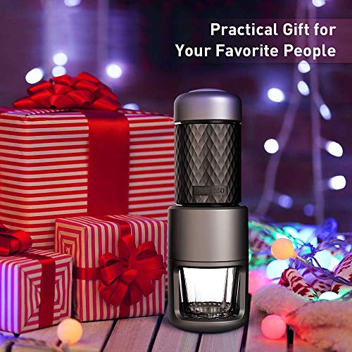 STARESSO manuelle Espressomaschine,Tragbare Kaffeemaschine,Kompatibel gemahlener Kaffee, kleine Reisekaffeemaschine… – Bild 8