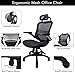 Ergonomic Office Chair, Weight Capacity Over 300Ibs Passed BIFMA,Breathable High Back Mesh Office Chairs,Adjustable Headrest,Backrest and Flip-up Armrests,Executive Office Chair for Height Under 5'11