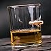 Lucky Shot .308 Real Bullet Handmade Whiskey Glass Set of 4